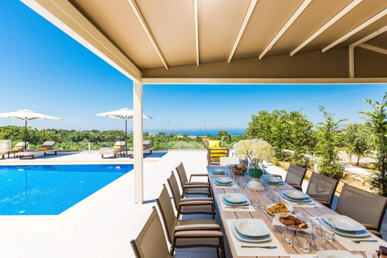 Luxury Cretan Villas With Private Pools Gállos Exteriör bild