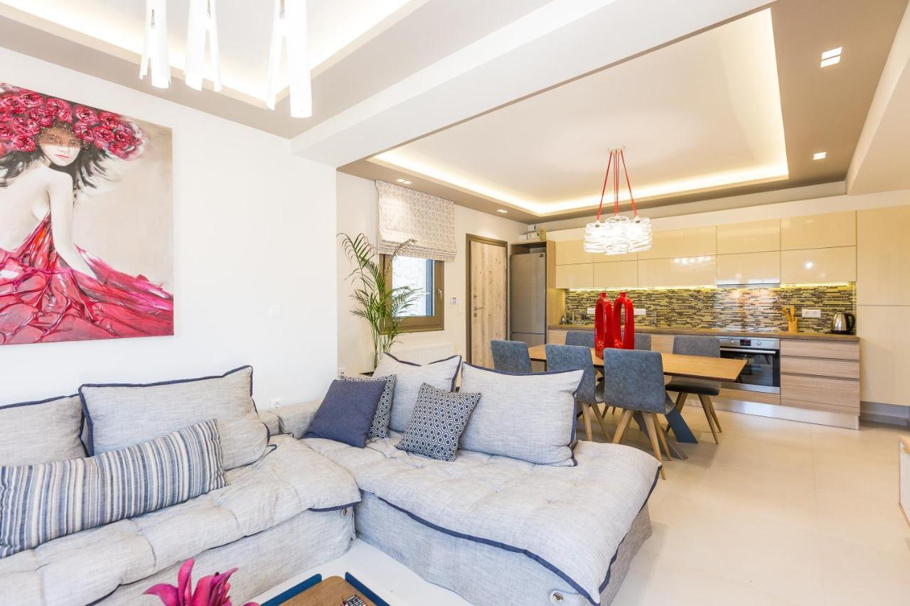 Luxury Cretan Villas With Private Pools Gállos Exteriör bild