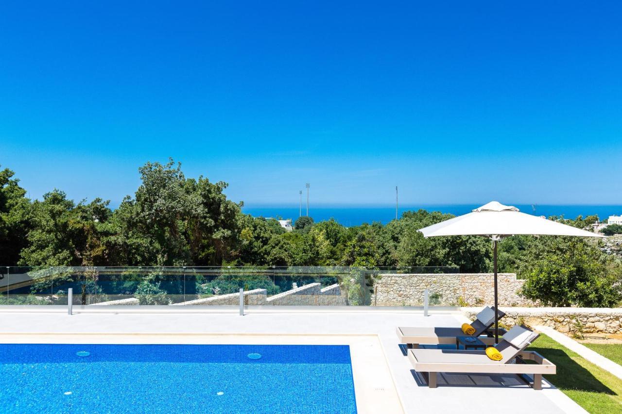 Luxury Cretan Villas With Private Pools Gállos Exteriör bild