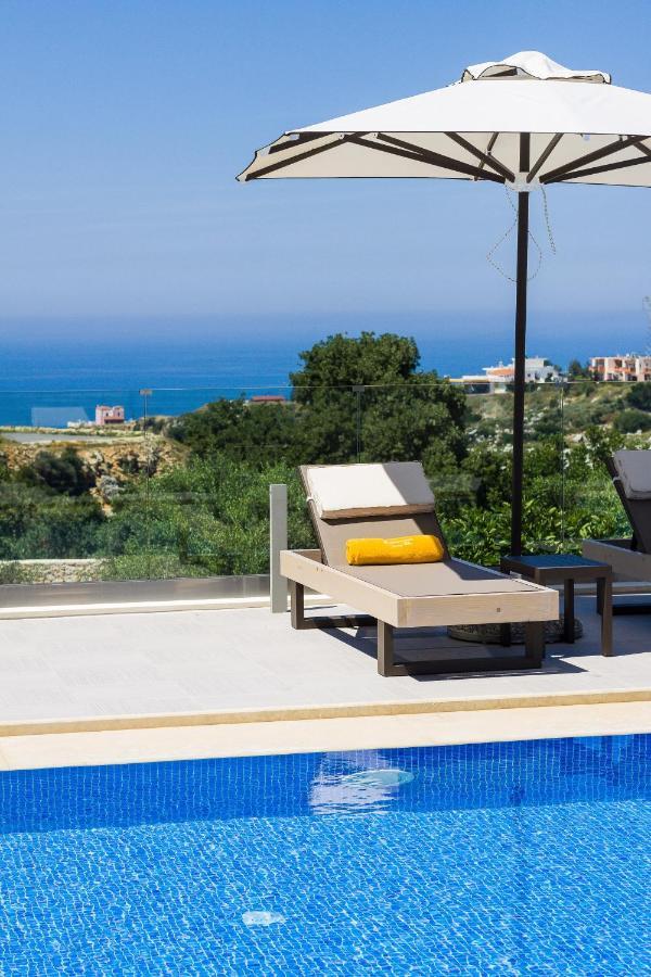 Luxury Cretan Villas With Private Pools Gállos Exteriör bild